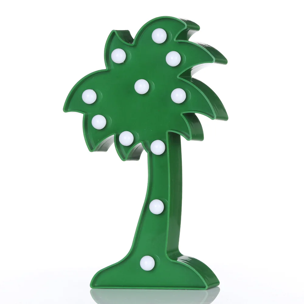 Fairy Lights Flamingo Pineapple Moon Lamp LED Battery Box Children's Night Light Table Luminaria Led Lamp.q |
