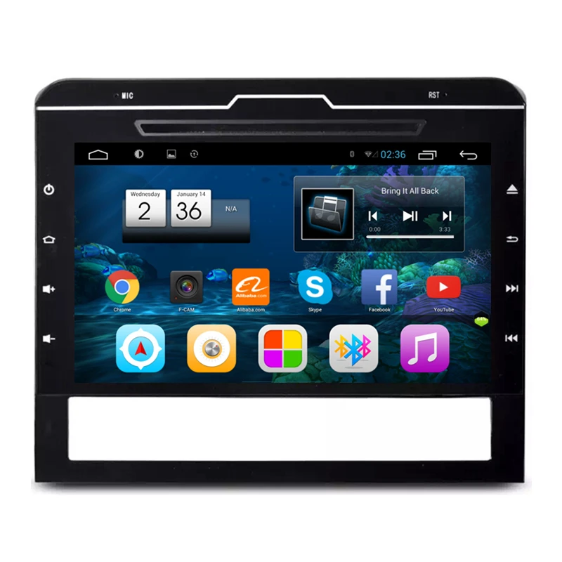 Автомобильный мультимедийный Стерео GPS навигатор 9 дюймов Android DVD радио аудио