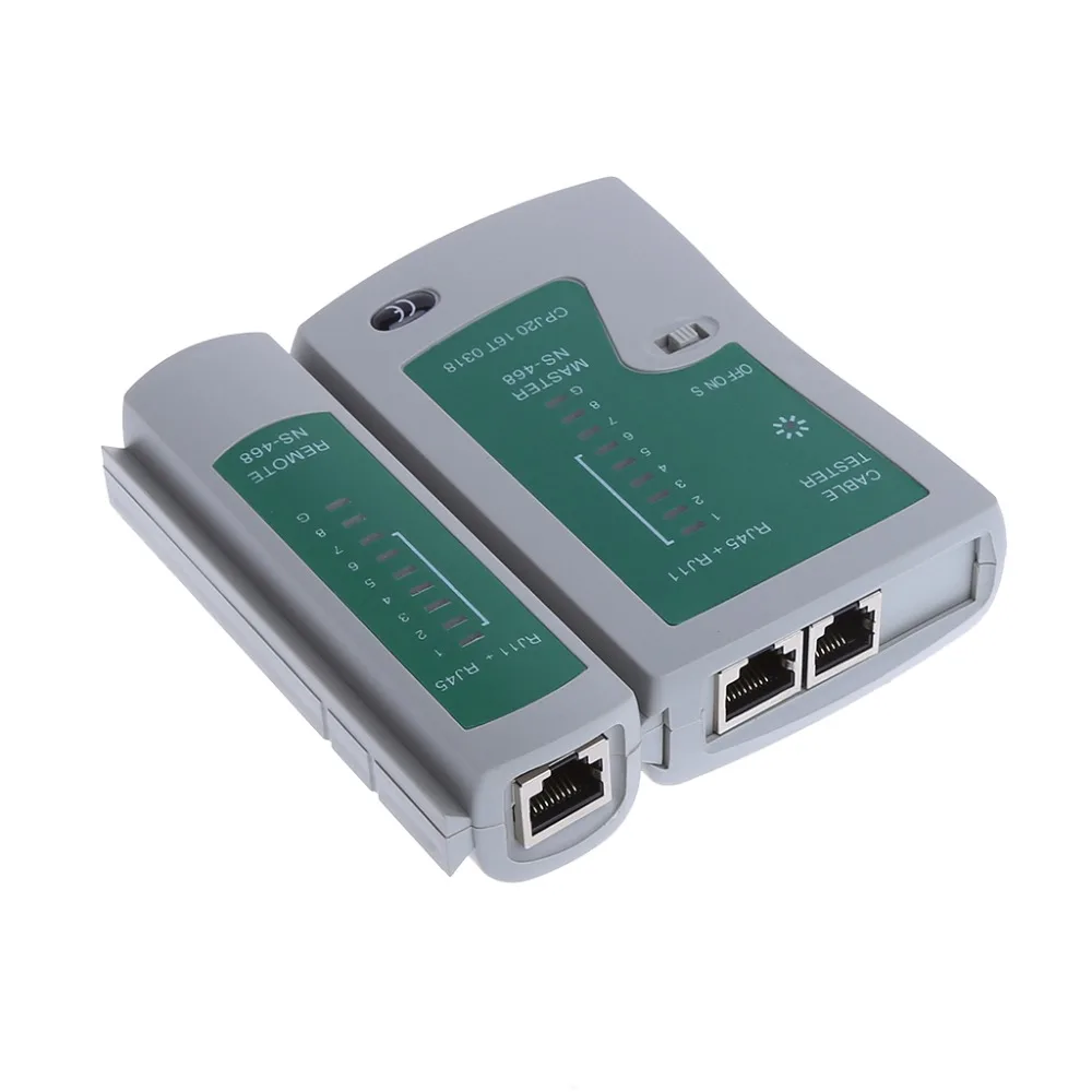 Новый профессиональный тестер сетевого кабеля RJ45 RJ11 RJ12 CAT5 UTP LAN|Сетевые