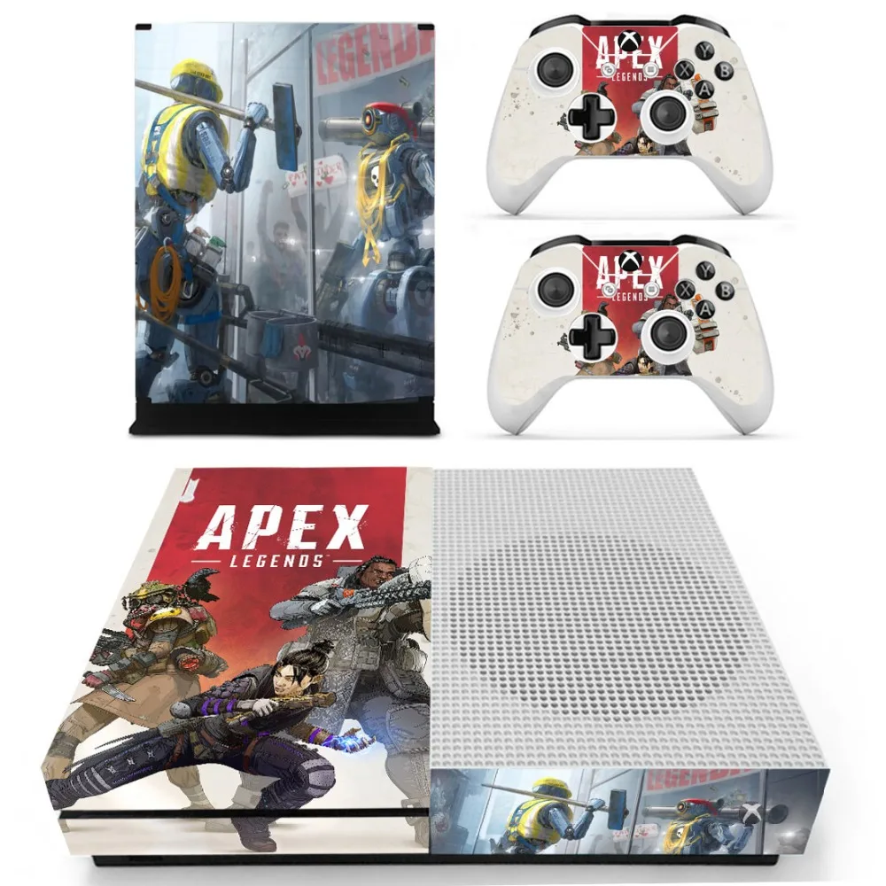 Игра APEX легенды кожи Стикеры наклейка для Microsoft Xbox One S консоли и 2 контроллеры