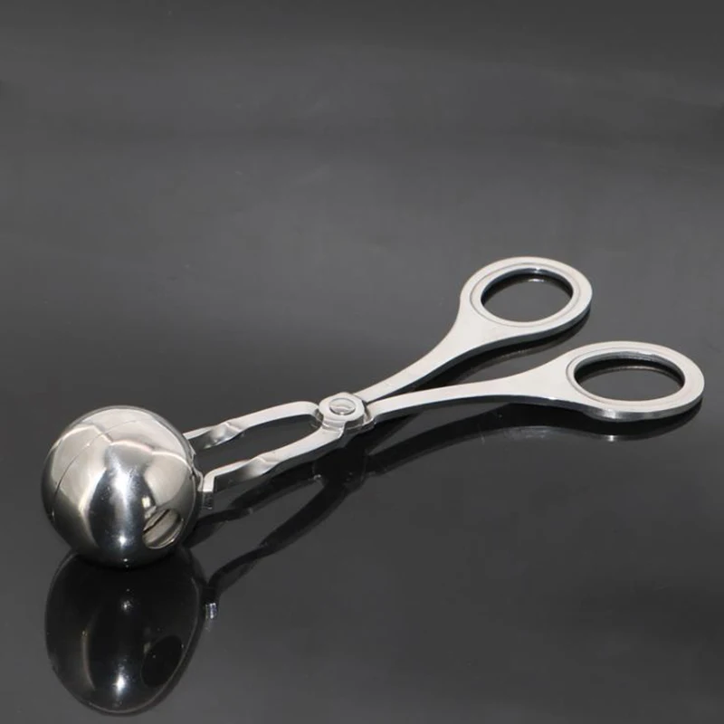 Convenient Meatball Maker Stainless Steel Stuffed Clip DIY Fish Meat Rice Ball |