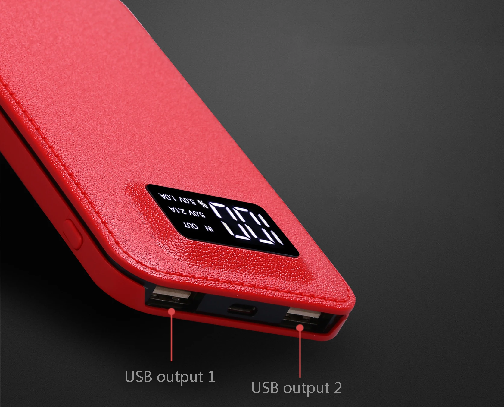 20000 мАч Внешний аккумулятор внешний аккумулятор 2 USB lcd Внешний аккумулятор портативный мобильный телефон зарядное устройство для Xiaomi Iphone 7 8 X