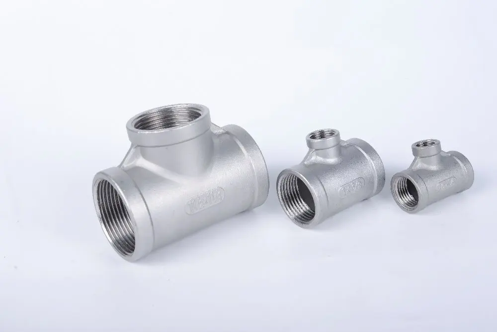 Тройник-редуктор из нержавеющей стали 304 резьбовой фитинг BSPT с внутренней