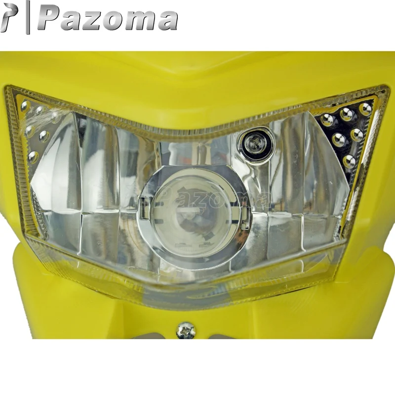 MX для кроссовых и обычных мотоциклов двойной Спорт Фары мотокросса фары Suzuki RM Z DRZ