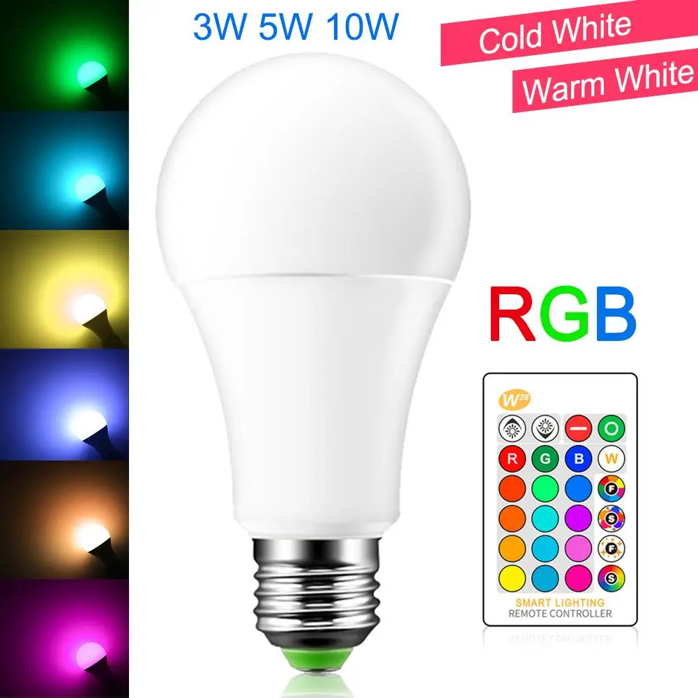 Светодиодный светильник 5 цветов для украшения дома 220 240 В RGB светодиодный 3 Вт 10