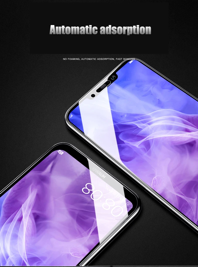 Закаленное стекло 2 шт./лот для Huawei Mate 20 Lite X Защитное экрана 9H Anti Blu-Ray | Мобильные