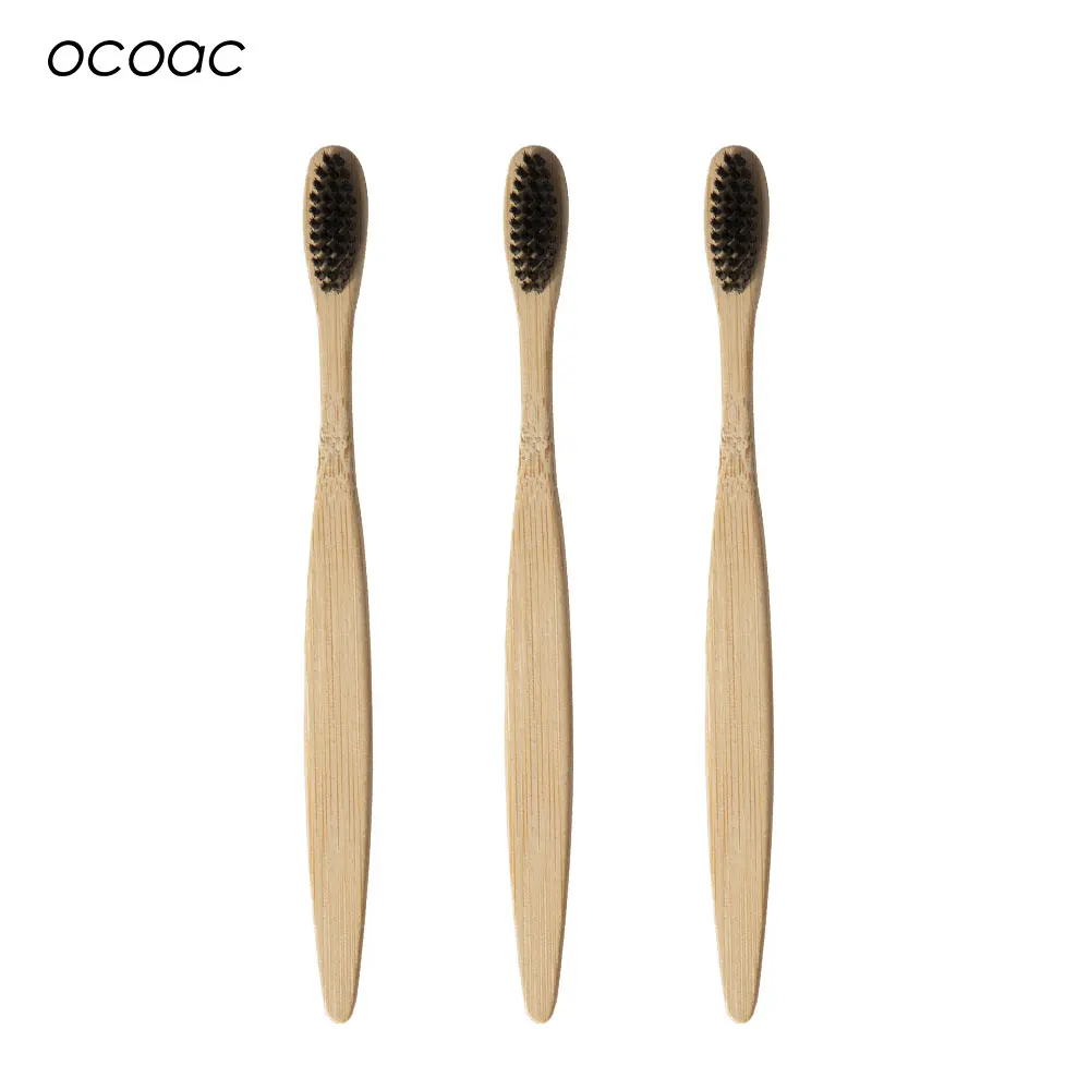 3pcs black brush Отбеливающий порошок для зубов 30 г+ 2 шт Радужная зубная щетка es набор бамбуковая зубная щетка дым кофе чай пятен удаление порошок Уголь активный - Цвет: 3pcs black brush
