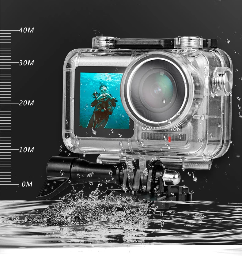 Водонепроницаемый чехол для DJI OSMO аксессуары 40 м водонепроницаемый защитный корпус чехол для Osmo экшн-камеры с креплением адаптера