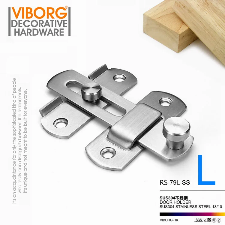 VIBORG Deluxe Solid SUS304 из нержавеющей стали, дверные болты, замки с защелкой, защитная защелка