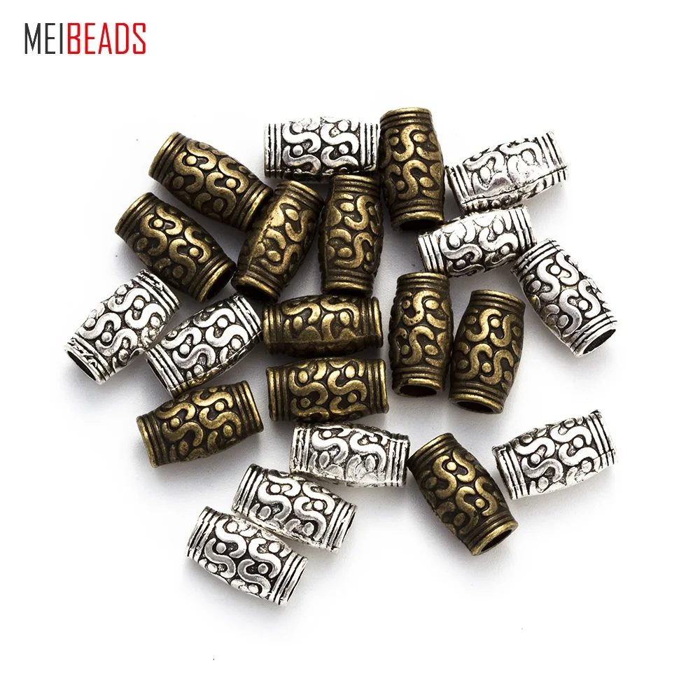 MEIBEADS, 20 шт./лот, модные ювелирные изделия из сплава, с бусинами, аксессуары, древние бронзовые бусины UF5120