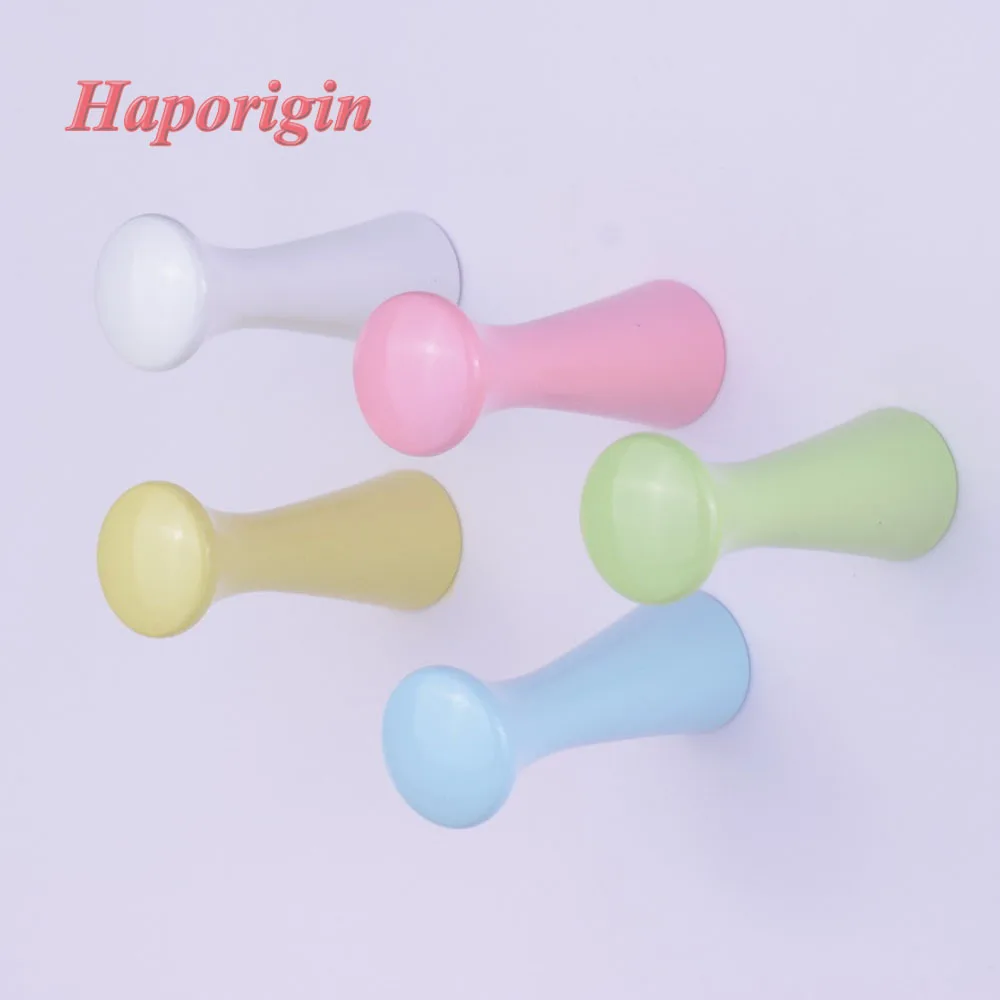 

5xWooden Kitchen Cabinet Drawer Knobs Cupboard Handles Kids Closet Cabinet Knob Children Furniture Pulls As for Clothes Hooks