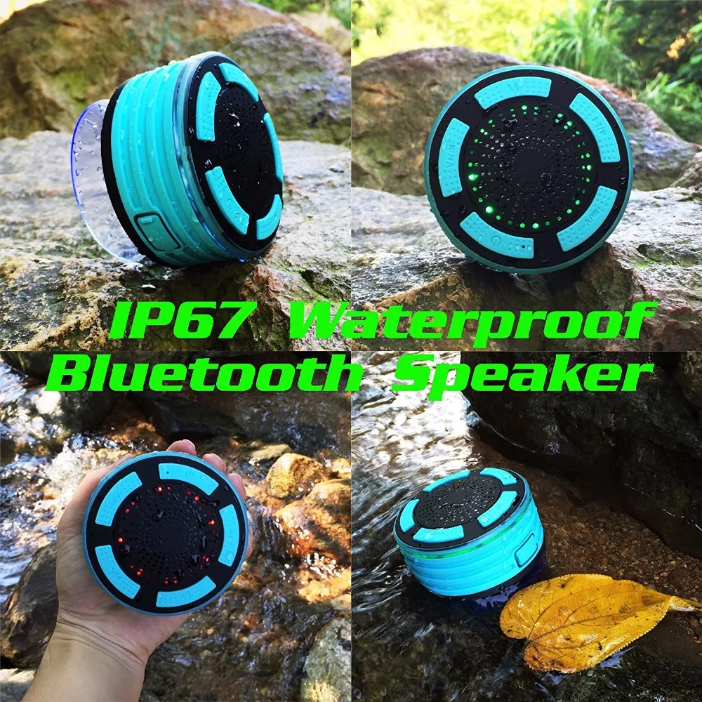 Душ радио Динамик s Портативный IPX7 Водонепроницаемый Bluetooth F013 открытый мини