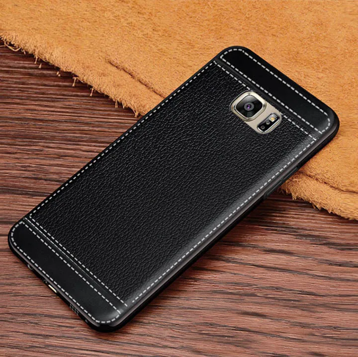 Для Galaxy Note 5 чехол с текстурой личи, мягкий ТПУ чехол, чехлы для Galaxy Note5 N920A N9200 SM-N920 N920C Coque Etui Kryt