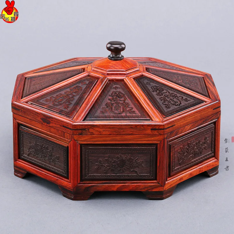 Палисандр Лаос палисандр одноплатная Фруктовая тарелка Дыня конфеты блюдо брак