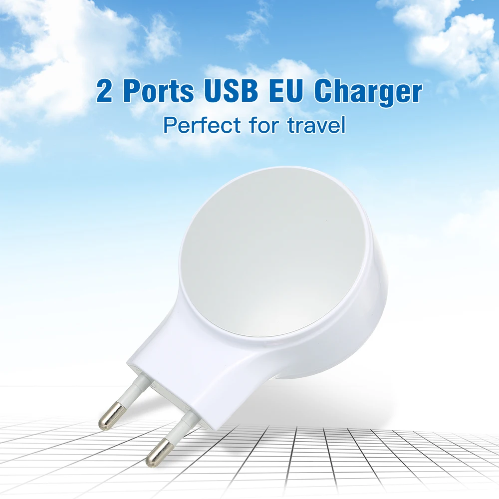 Сетевое зарядное устройство с 2 USB-портами 5 В 1 А | Компьютеры и офис