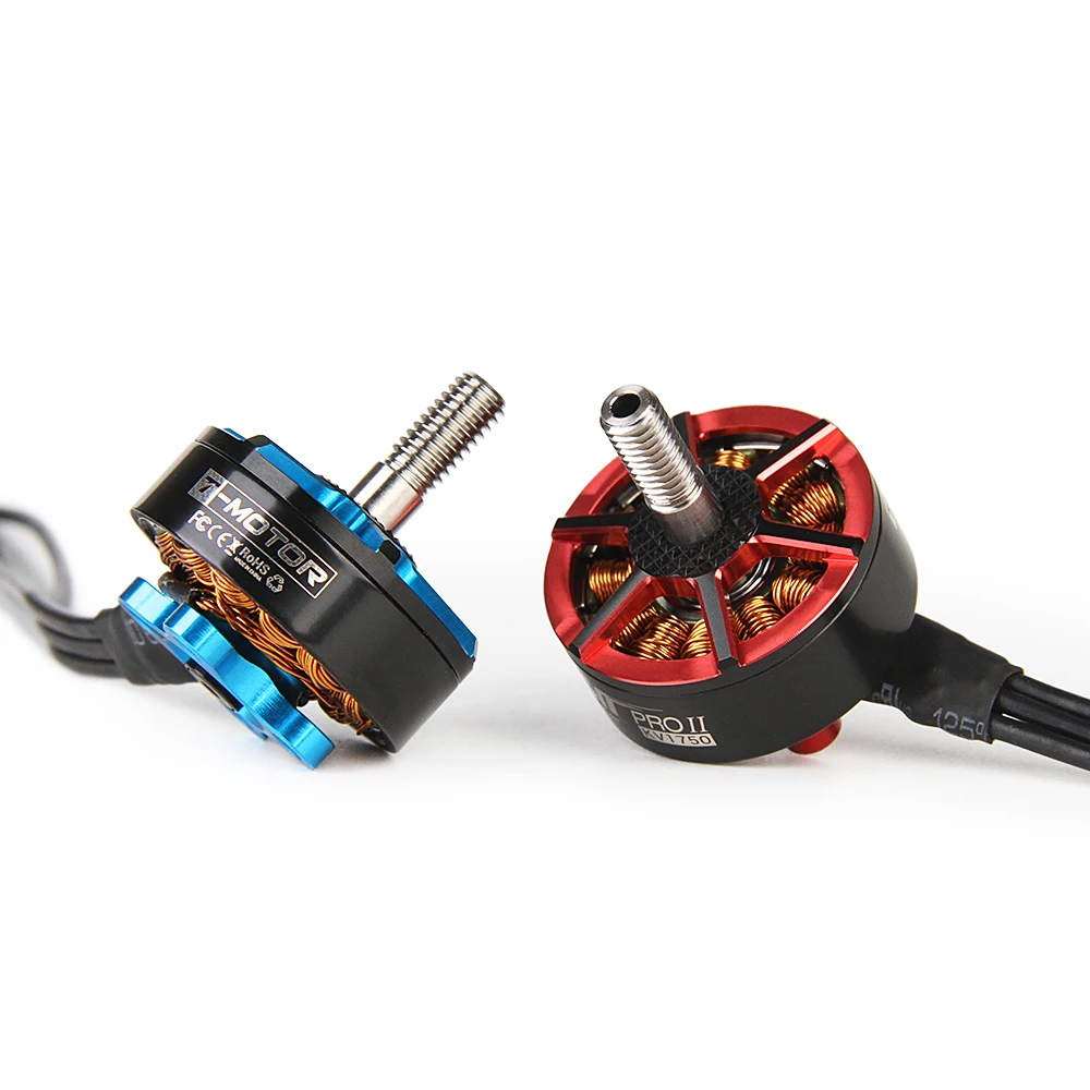 Новый T motor F40 PRO II 2150KV синий/F60 1750KV красный FPV Бесщеточный Электрический Мотор