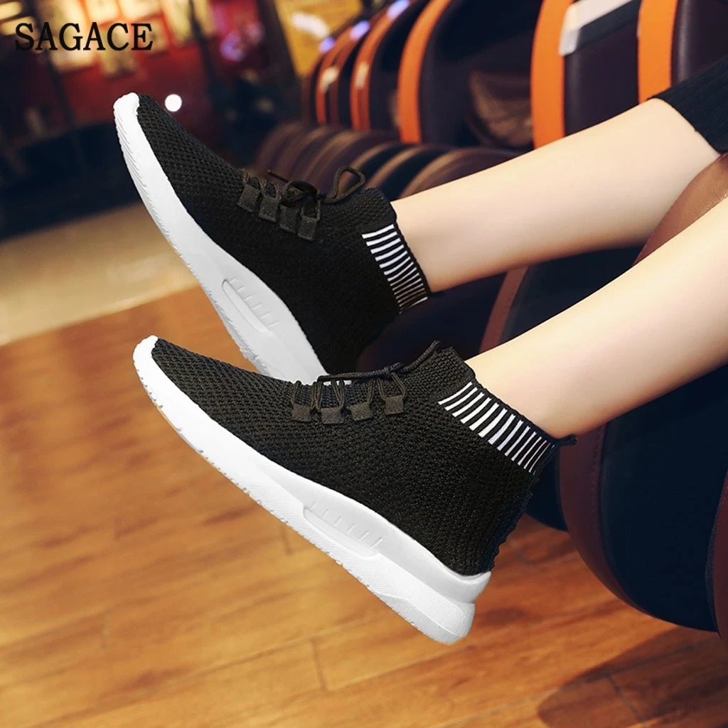 Эластичные носки SAGACE женская обувь студенческие повседневные спортивные