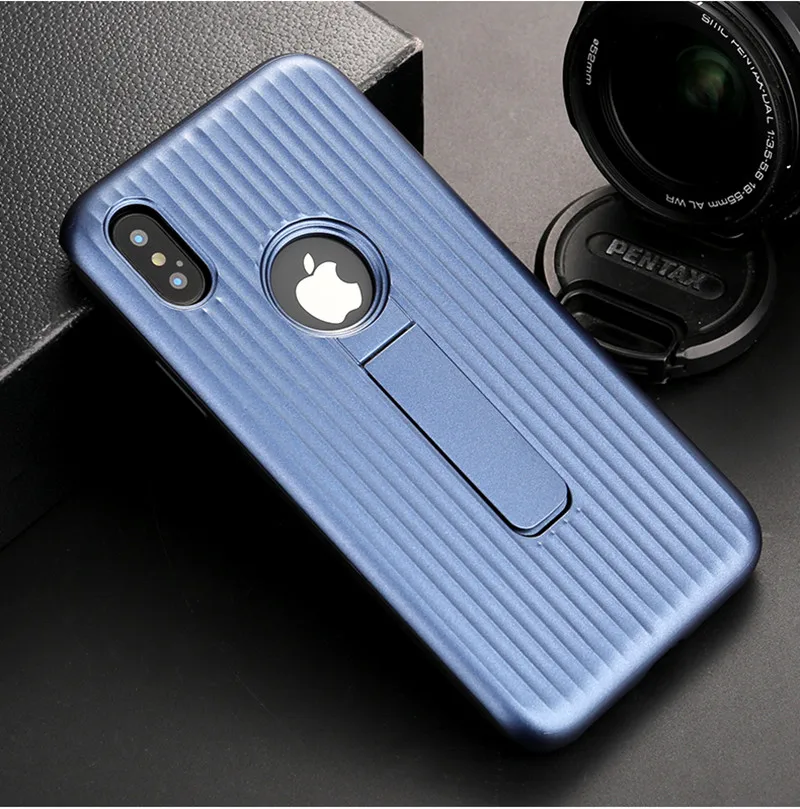 Противоударный чехол для телефона iphone X XR XS Max 8 7 автомобильный держатель