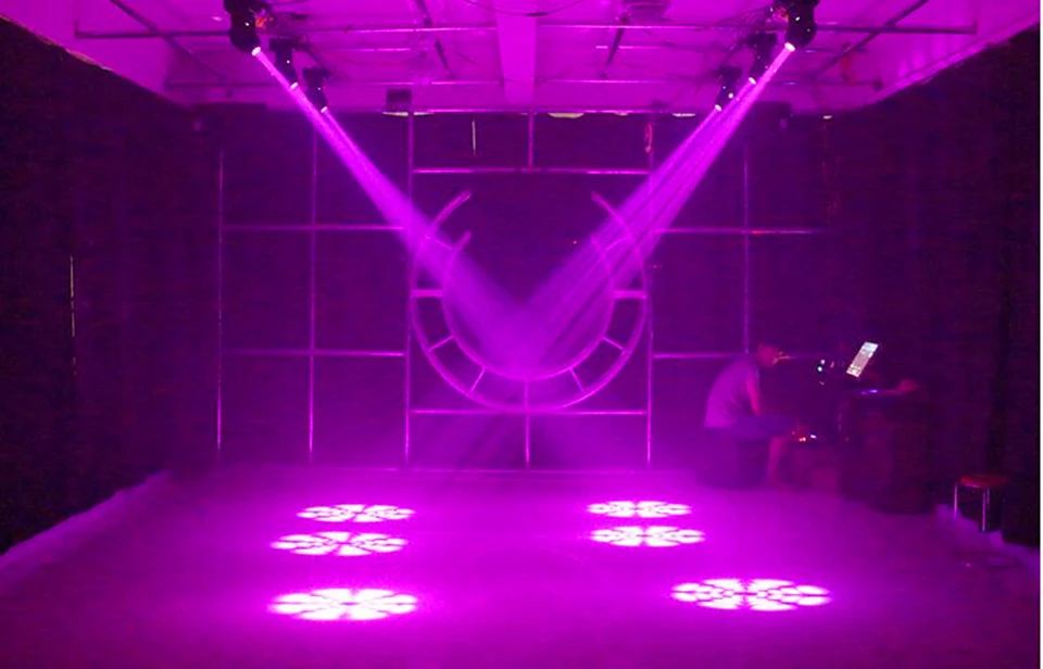 Светодиодный светильник с движущейся головкой 65 Вт DMX512, звук активный, мастер/раб, стенд alon DMX сценический светильник 60 Вт мини
