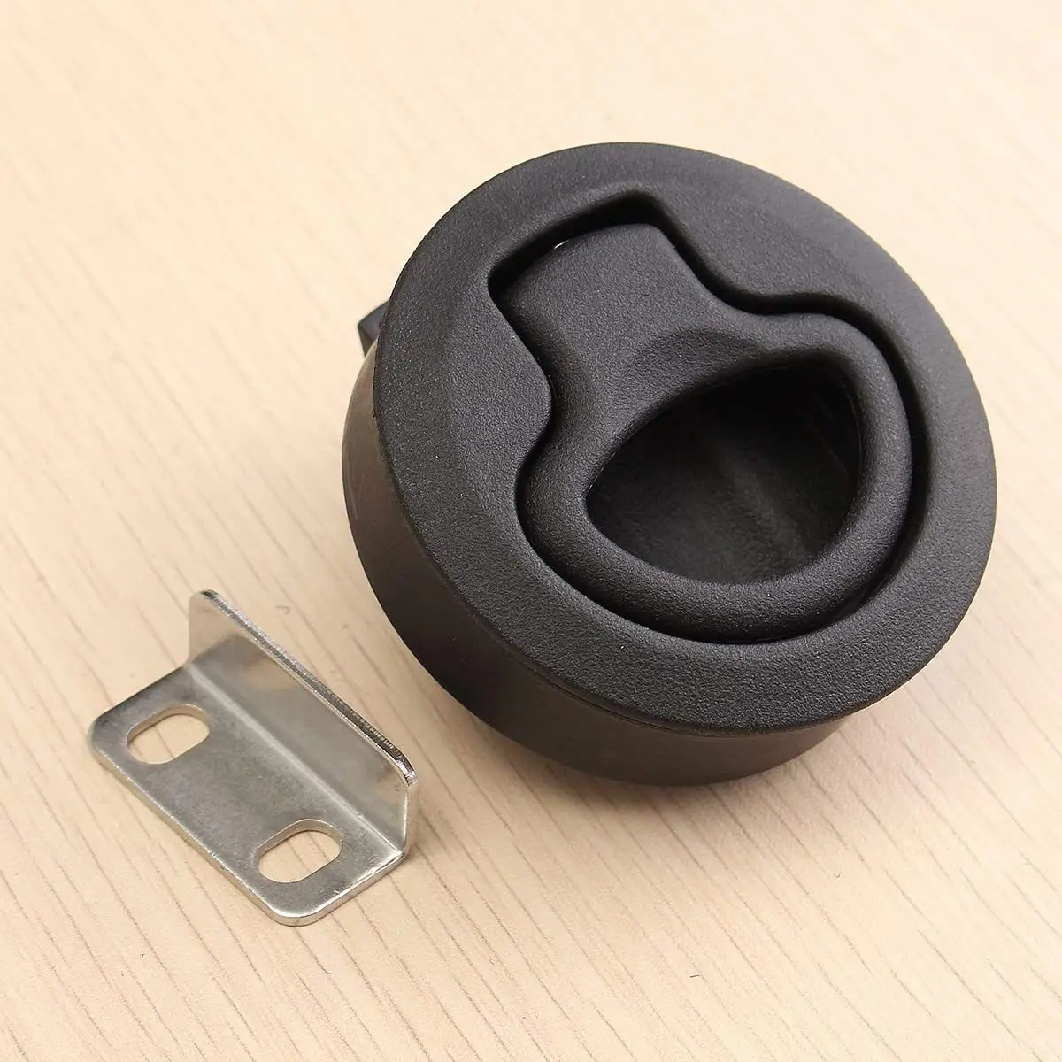 4Pcs Round Black Flush Pull Slam Latch for RV Boat Marine Deck Hatch Door Replacement | Автомобили и мотоциклы