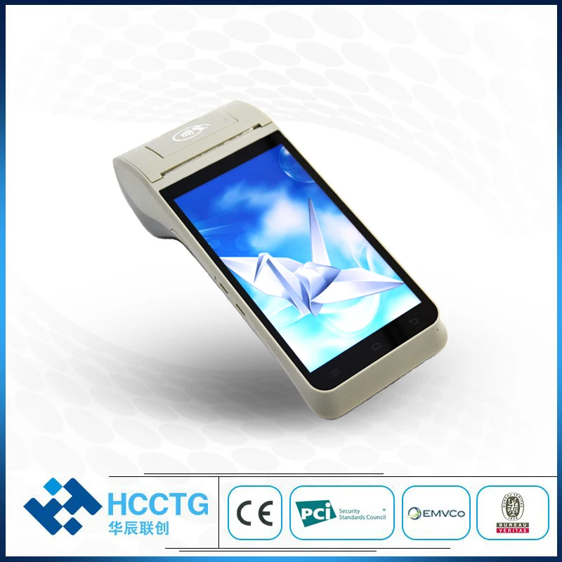 Умный мобильный 4G WiFi беспроводной ручной NFC Android POS терминал HCC Z91|Картридеры| |