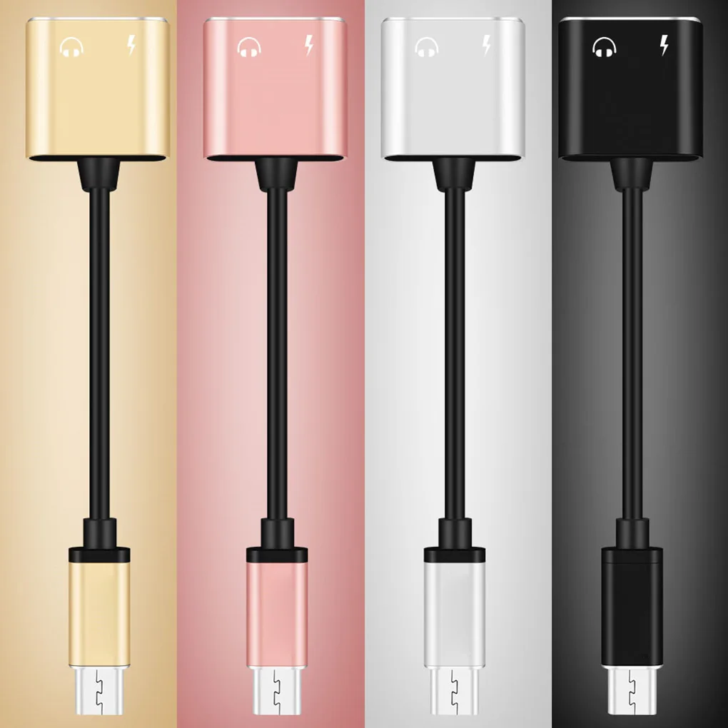

2 in 1 Type C to 3.5mm Jack Earphone Charging Converter USB Type-C Audio Adapter Replacement for Huawei Mate 20 Pro