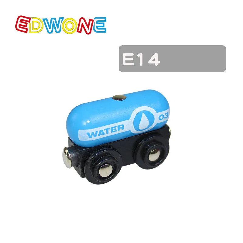 EDWONE-All Crane Track One Set Move Crane Tender деревянный поезд коллекционная игрушка железная дорога аксессуары для Thomas Brio - Цвет: E14