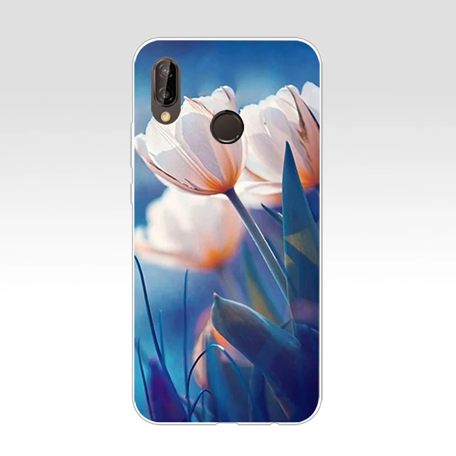 Чехол для Huawei P20 Lite 5 84 дюймов Мягкий Резиновый ТПУ силиконовый чехол задней