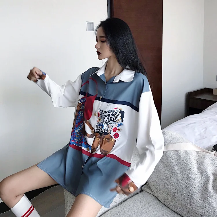 plus size women brand style blouses long tops loose shirts harajuku white blusa vetement femme korean fashion clothing | Женская одежда