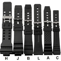16mm 18mm 20mm 22mm watchband silicone rubber bands for watches ef replace electronic wristwatch band sports watch straps