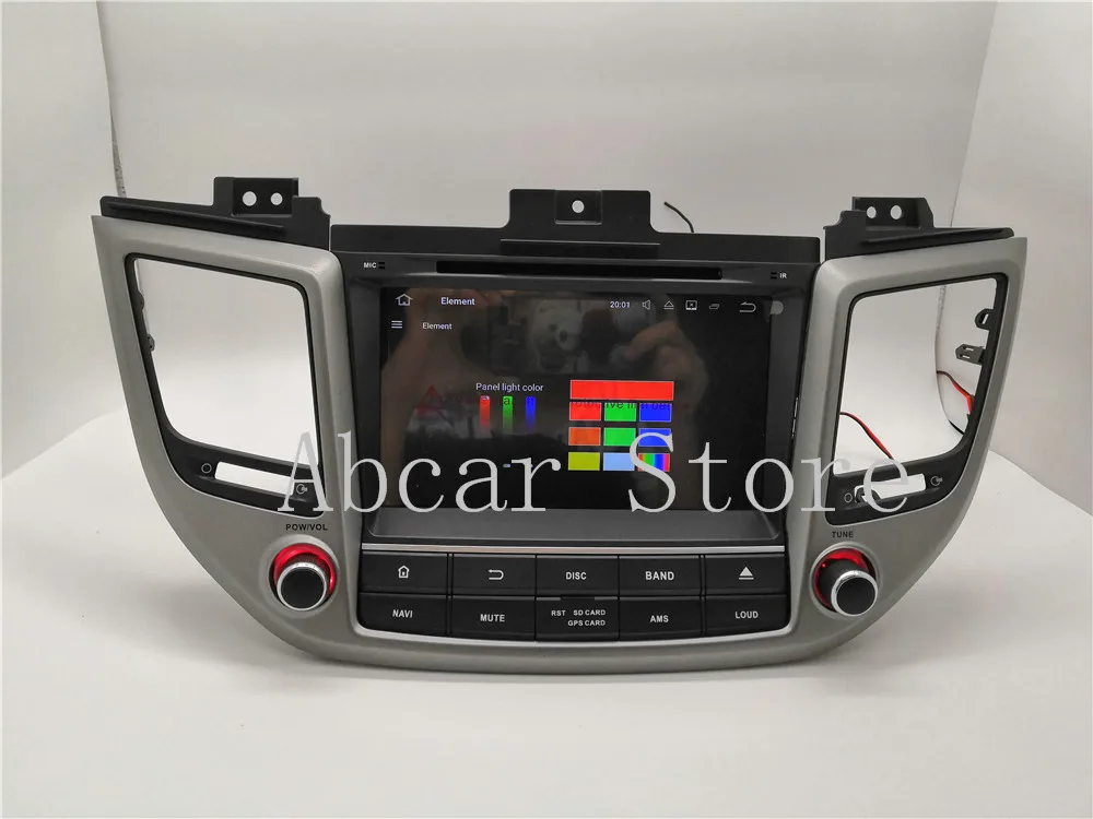 8 дюймов Android 7 1 автомобильный dvd плеер GPS навигация для HYUNDAI Tucson IX35 2015 2016 2017 2018