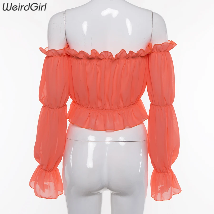 Weirdgirl/женские модные футболки с поясом, с круглым вырезом, неоновые, оранжевые, с бабочкой, женские топы, элегантные, летние, уличные, вечерние, новые