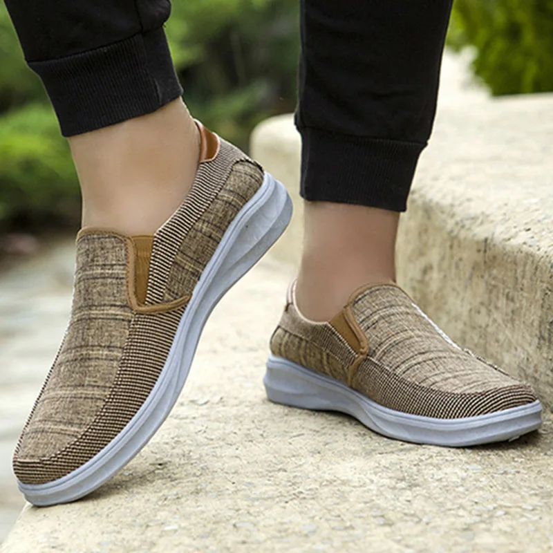 2019 Spring New Mesh Shoes Men's Fashion Soft Bottom Breathable Casual Low To Help Wear Lazy | Обувь