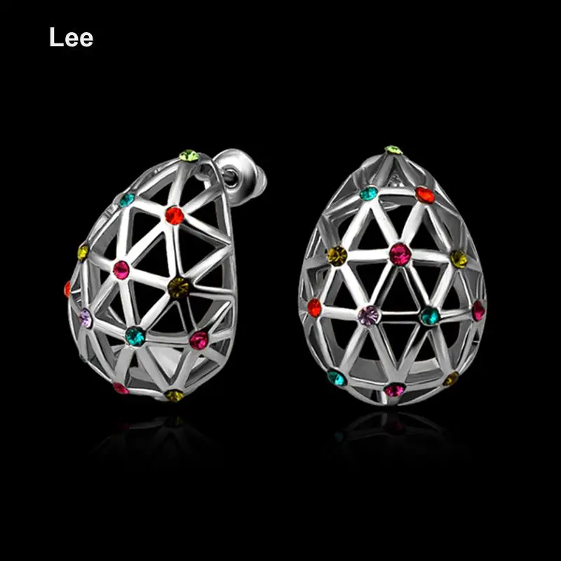E834 Euro style stud earrings for woman modern jewelry magnetic hollow-out earring pendientes | Украшения и аксессуары