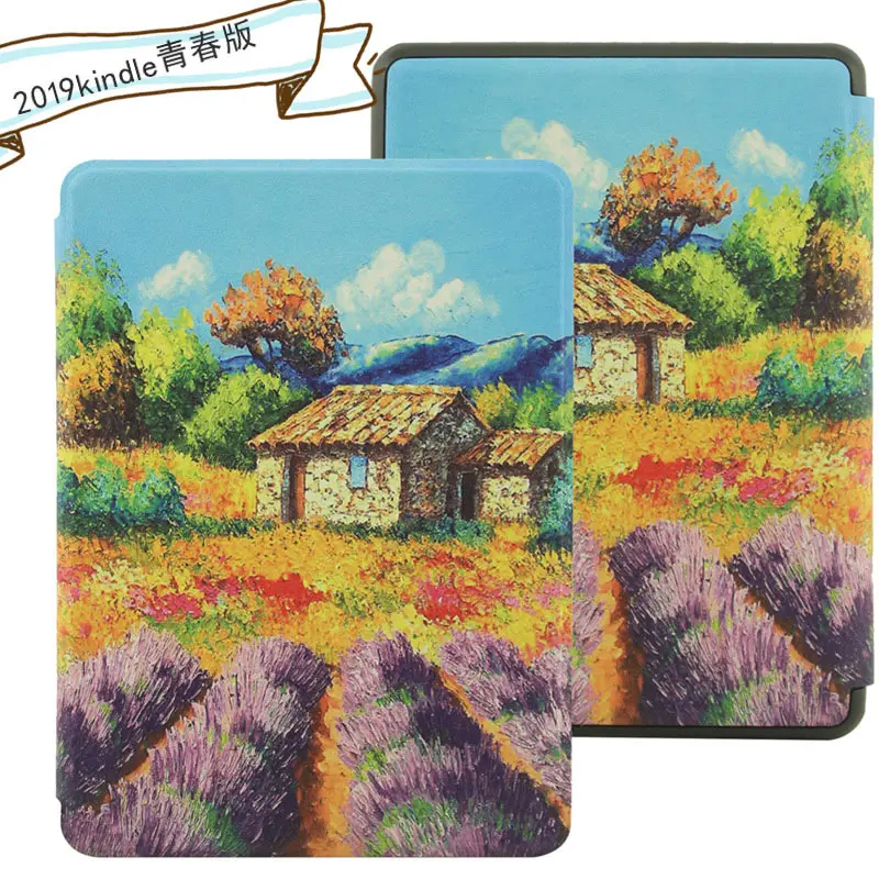 Tianjia Farmhouse Умный чехол из искусственной кожи для Amazon new kindle 10th Generation-, модный тонкий магнитный чехол kindle, чехол - Цвет: Tianjia Farmhouse