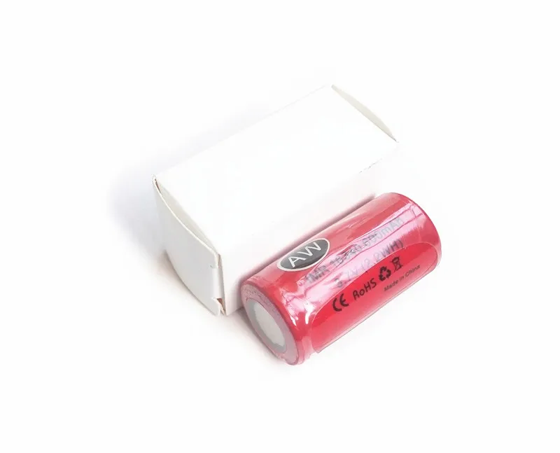 

High quality 16340 IMR li ion 600mah 3.7V 2.2WH Rechargeable batteries ( free charger )