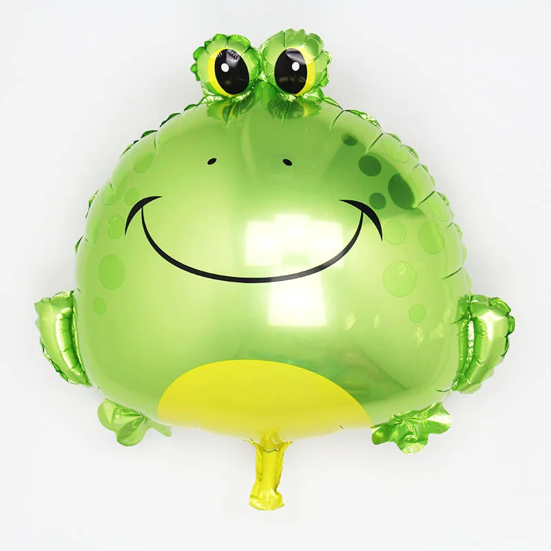 Mini Frog STARLZMU 6 шт. 16 дюймов воздушные шарики в виде животных с днем рождения океан рыба Фольга шар День Рождения украшения Дети 1-й День рождения globos - Цвет: Mini Frog