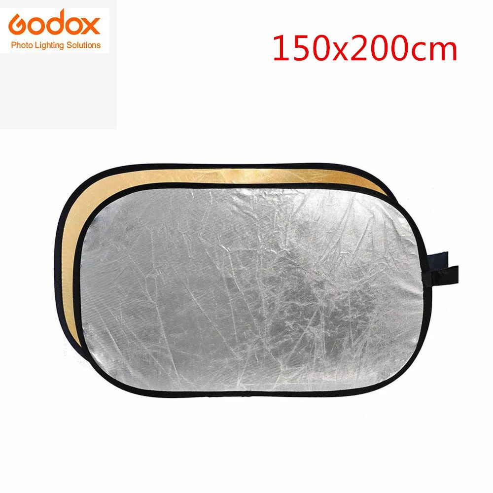 Godox 2 в 1 складной 150x200 см освещение диффузор Прямоугольный Отражатель диск цвета: