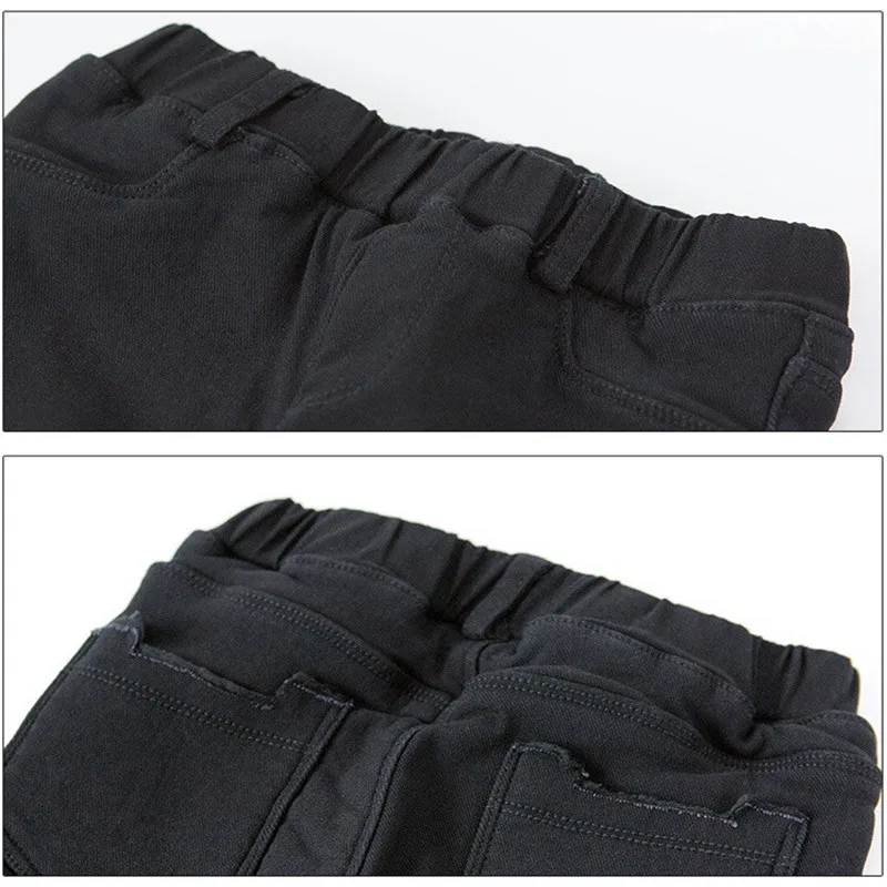 Джинсы для девочек 2018 модные зимние весенние Повседневные детские обтягивающие