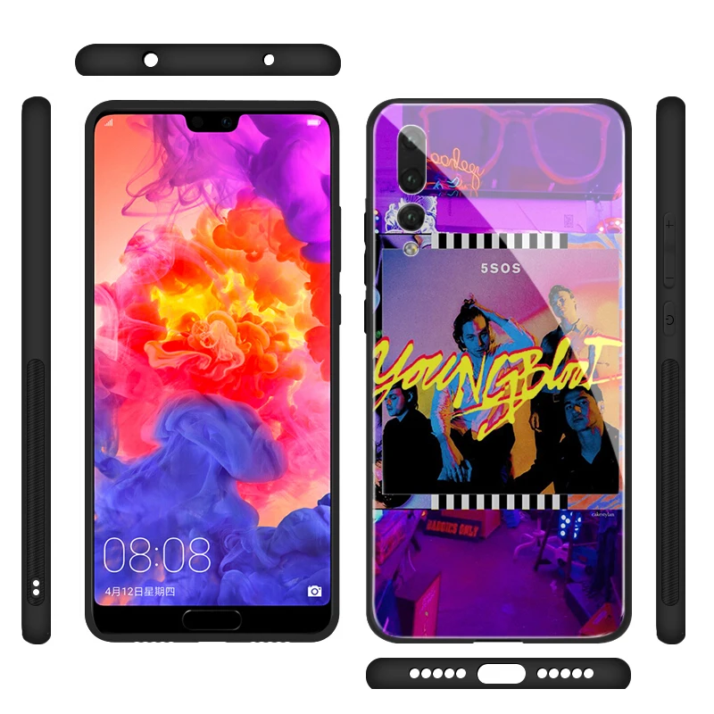 Lavaza 5sos секунды лета стекло ТПУ чехол для Huawei Mate 20 P10 P20 P30 Y6 Y9 P smart lite Pro 2018 2019|Бамперы|