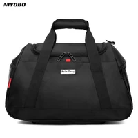 niyobo large capacity women travel bag black men waterproof luggage duffel bags lady travel handbags shoulder bag tote sac