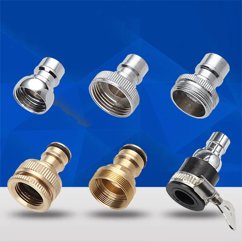 

Universal 15mm-25mm Faucet adapter 6/4 points faucet Trim cover Water purifier adapter Plumbing accessories