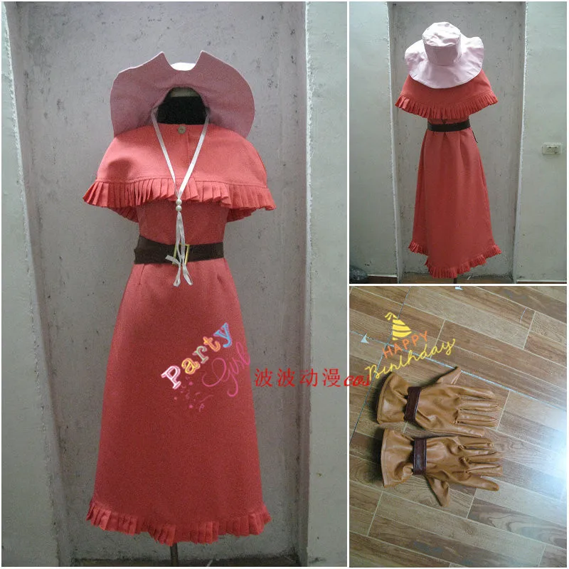 

2017 dventure TACHIKAWA MIMI Cosplay Costume With Hat And Glove