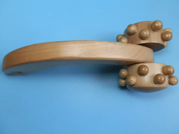 Деревянный массажер для тела успокаивающее массажное устройство лица