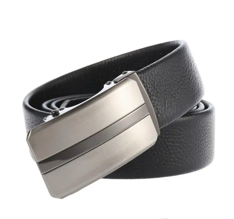 Famous Brand Belt Men Top Quality Genuine Luxury Leather Belts for Men,Strap Male Metal Automatic Buckle LY136-22051-5