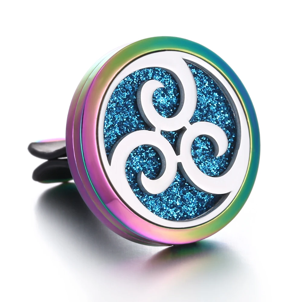 Aromatherapy Jewelry Car Air Freshener Tree of Life Paw Magnetic Essential Oil Diffuser Vent Clip Aromatherapy Perfume Locket