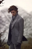 latest coat pant designs grey tweed men suit slim fit 3 piece groom tuxedo custom prom blazer terno masculino jacketpantvest 4