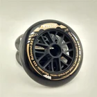 Высокоэластичное колесо для роликовых коньков 83A с отскоком 85% для роликовых коньков 125 мм черного и белого цвета 125 мм для Powerslide для дорожной дорожки MPC