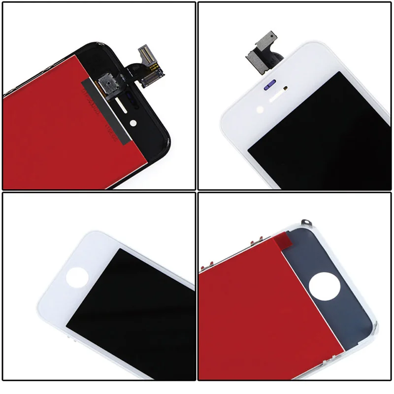 Дисплей для iPhone 4 4S ЖК-дисплей модуль кодирующий преобразователь сенсорного экрана в сборе Замена ЖК-дисплея для iPhone 4 s экран