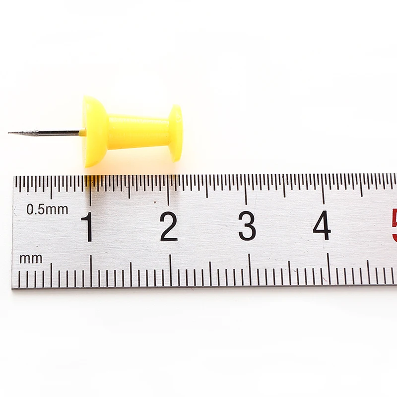 80 шт Стандартный пуш ап коробка для булавок Набор Мини Цветной булавка карты